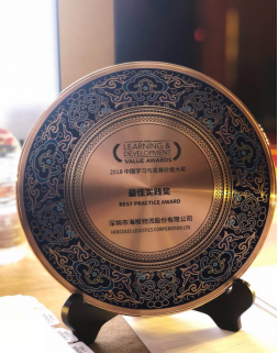 海格物流榮膺2018中國(guó)學(xué)習(xí)與發(fā)展價(jià)值大獎(jiǎng)之“最佳實(shí)踐獎(jiǎng)”