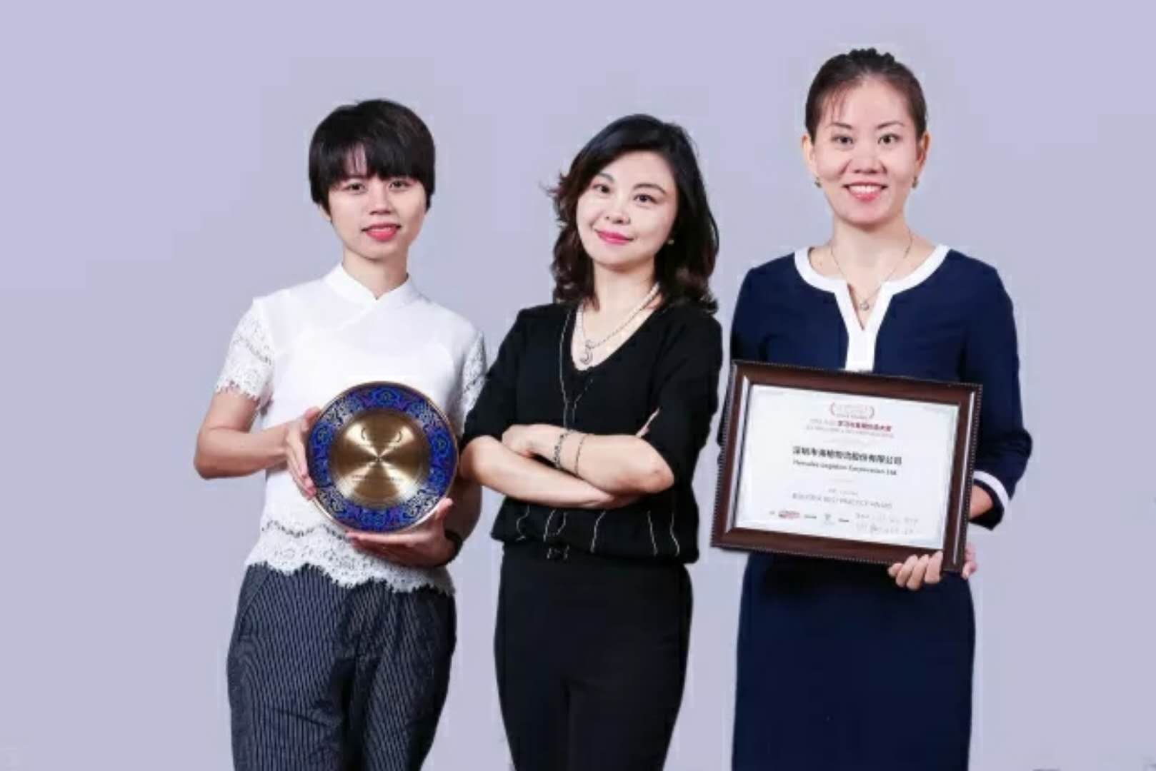 海格物流榮膺2018中國(guó)學(xué)習(xí)與發(fā)展價(jià)值大獎(jiǎng)之“最佳實(shí)踐獎(jiǎng)” 海格物流榮膺2018中國(guó)學(xué)習(xí)與發(fā)展價(jià)值大獎(jiǎng)之“最佳實(shí)踐獎(jiǎng)”