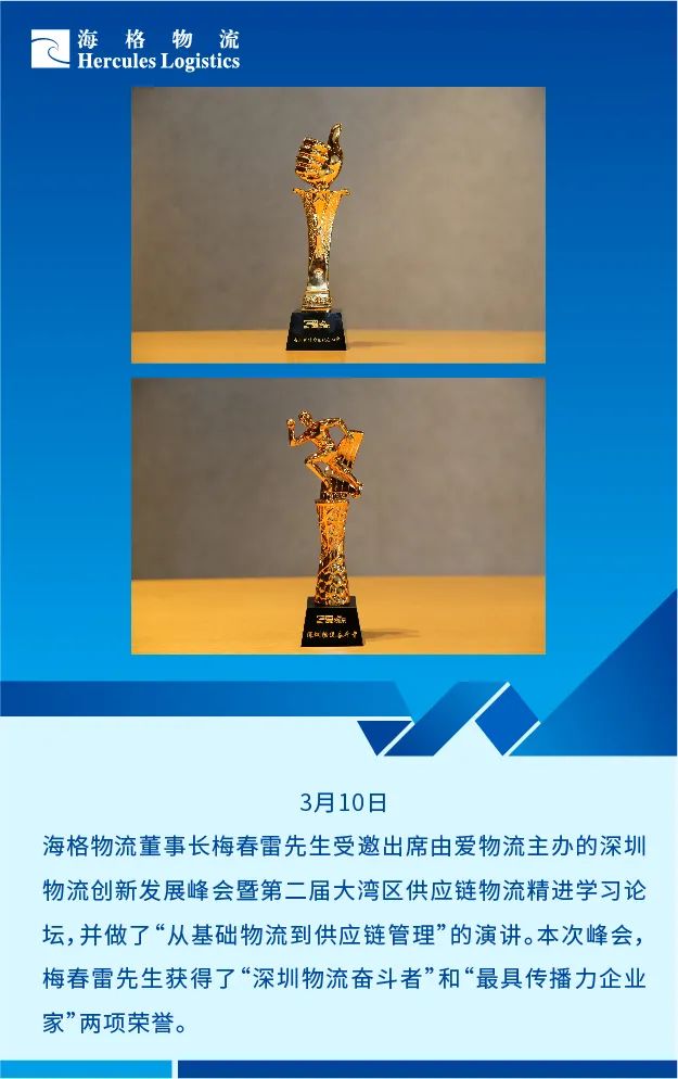 2021年海格物流大事記
