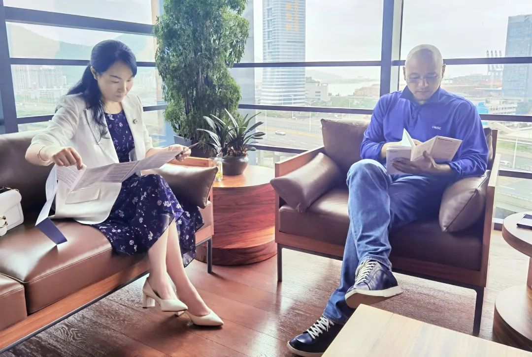 區(qū)投資推廣和企業(yè)服務中心（區(qū)非公黨委）調(diào)研海格云鏈產(chǎn)業(yè)園區(qū)