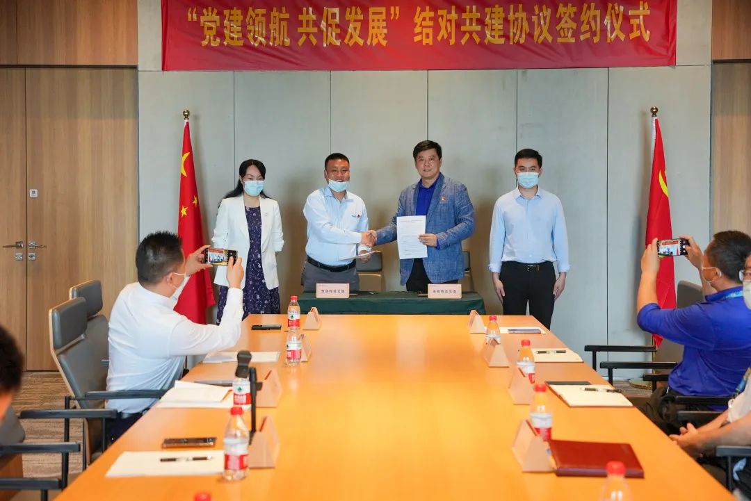 區(qū)投資推廣和企業(yè)服務中心（區(qū)非公黨委）調(diào)研海格云鏈產(chǎn)業(yè)園區(qū)
