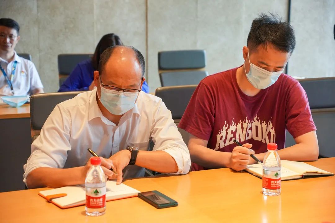 區(qū)投資推廣和企業(yè)服務中心（區(qū)非公黨委）調(diào)研海格云鏈產(chǎn)業(yè)園區(qū)